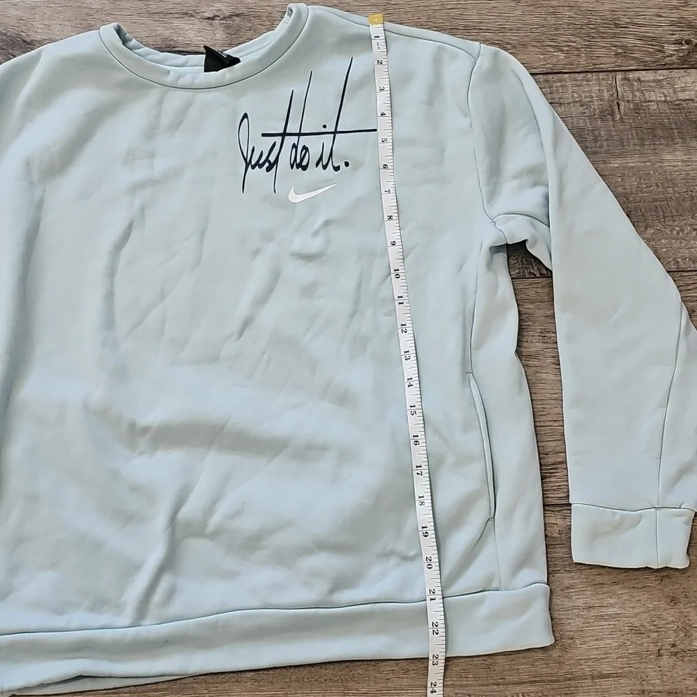 Nike Sky Blue Crewneck with Signature Logo